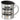 Ich bin Paketbotin, was ist deine Superkraft? – Edelstahlbecher 400 ml – Silber – Mit Deckel – Ansicht 1 #farbe_silber