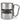 Ich arbeite nur hier, damit ich mir mehr Wein kaufen kann – Karabinerbecher 330 ml – Silber/Silber – Ohne Deckel – Ansicht 1 #farbe_silber-silber