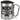 Nur noch ein Match – Karabinerbecher 330 ml – Silber/Silber – Mit Deckel – Ansicht 1 #farbe_silber-silber