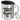 Glückwunsch, du wirst Bruder – Edelstahlbecher 400 ml – Silber – Mit Deckel und Karabiner – Ansicht 1 #farbe_silber