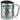 Anti-Stress Tasse für Altenpfleger – Karabinerbecher 330 ml – Silber/Silber – Mit Deckel – Ansicht 1 #farbe_silber-silber