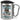 Anti-Stress Tasse für Zahnärzte – Karabinerbecher 330 ml – Silber/Silber – Mit Deckel – Ansicht 1 #farbe_silber-silber