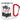 Mrs. Always Right – Karabinerbecher 330 ml – Weiß/Rot – Ohne Deckel – Ansicht 1 #farbe_weiss-rot