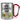 You complete me avocado – Karabinerbecher 330 ml – Silber/Rot – Ohne Deckel – Ansicht 1 #farbe_silber-rot