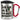 Ich bin in Rente, ich muss gar nichts – Karabinerbecher 330 ml – Silber/Rot – Mit Deckel – Ansicht 1 #farbe_silber-rot
