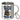 Anti-Stress Tasse fürs Angeln – Edelstahlbecher 400 ml – Silber – Mit Karabiner – Ansicht 1 #farbe_silber