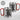 Play hard or go home – Karabinerbecher 330 ml – Silber/Rot – Ohne Deckel – Ansicht 3 #farbe_silber-rot