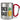 Dies, das, Ananas – Karabinerbecher 330 ml – Silber/Rot – Ohne Deckel – Ansicht 1 #farbe_silber-rot