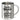 Danke Mama für die Extraportion Glitzer in meinem Leben – Edelstahlbecher 400 ml – Silber – Ohne Deckel und Karabiner – Ansicht 1 #farbe_silber