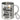 Home is where you park it – Edelstahlbecher 400 ml – Silber – Mit Karabiner – Ansicht 1 #farbe_silber