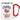 Cheers to 80! – Karabinerbecher 330 ml – Weiß/Rot – Ohne Deckel – Ansicht 1 #farbe_weiss-rot