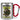 Anti-Stress Tasse für Naturliebhaber – Karabinerbecher 330 ml – Silber/Rot – Ohne Deckel – Ansicht 1 #farbe_silber-rot