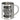 Arbeiten ist wie Kacken: Du gehst, weil du musst – Edelstahlbecher 400 ml – Silber – Ohne Deckel und Karabiner – Ansicht 1 #farbe_silber