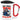 Anti-Stress Tasse für Installateure – Karabinerbecher 330 ml – Weiß/Rot – Mit Deckel – Ansicht 1 #farbe_weiss-rot