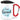 Lieblings-Freund – Karabinerbecher 330 ml – Weiß/Rot – Mit Deckel – Ansicht 1 #farbe_weiss-rot