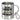 Ich bin Landwirt, was ist deine Superkraft? – Edelstahlbecher 400 ml – Silber – Mit Karabiner – Ansicht 1 #farbe_silber