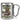 Anti-Stress Tasse für Buchhalter – Karabinerbecher 330 ml – Silber/Silber – Ohne Deckel – Ansicht 1 #farbe_silber-silber