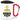 So sieht der beste Postbote der Welt aus! – Karabinerbecher 330 ml – Weiß/Rot – Mit Deckel – Ansicht 1 #farbe_weiss-rot