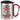 Ich stamme zwar nicht aus deinem Sack, aber trotzdem stehst du immer hinter mir – Bonuspapa – Karabinerbecher 330 ml – Silber/Rot – Mit Deckel – Ansicht 1 #farbe_silber-rot