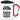 So viele Katzen auf dieser Welt und ich hab die tollste – Karabinerbecher 330 ml – Weiß/Rot – Mit Deckel – Ansicht 1 #farbe_weiss-rot