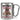 Anti-Stress Tasse für Hebammen – Karabinerbecher 330 ml – Silber/Silber – Ohne Deckel – Ansicht 1 #farbe_silber-silber
