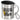 Der tut nix – der will nur Bier – Edelstahlbecher 400 ml – Silber – Mit Deckel und Karabiner – Ansicht 1 #farbe_silber