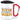 Blutgruppe Bier – Karabinerbecher 330 ml – Weiß/Rot – Mit Deckel – Ansicht 1 #farbe_weiss-rot