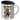 Anti-Stress Tasse für Paketboten – Edelstahlbecher 400 ml – Silber – Mit Deckel – Ansicht 1 #farbe_silber