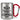 Ich brauche keine Therapie, ich muss einfach nur campen – Karabinerbecher 330 ml – Silber/Rot – Ohne Deckel – Ansicht 1 #farbe_silber-rot