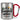 Campingmodus aktiviert – Karabinerbecher 330 ml – Silber/Rot – Ohne Deckel – Ansicht 1 #farbe_silber-rot