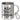 Ich brauche keine Therapie, ich muss einfach nur campen – Edelstahlbecher 400 ml – Silber – Mit Karabiner – Ansicht 1 #farbe_silber