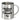 Glückwunsch, du wirst Schwester – Edelstahlbecher 400 ml – Silber – Ohne Deckel und Karabiner – Ansicht 1 #farbe_silber
