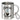 Espresso Patronum – Edelstahlbecher 400 ml – Silber – Mit Karabiner – Ansicht 1 #farbe_silber