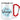 Lieblings-Schwager – Karabinerbecher 330 ml – Weiß/Rot – Ohne Deckel – Ansicht 1 #farbe_weiss-rot