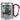 Anti-Stress Tasse für Grafikdesigner – Karabinerbecher 330 ml – Silber/Rot – Ohne Deckel – Ansicht 1 #farbe_silber-rot