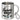 Angelmodus aktiviert – Edelstahlbecher 400 ml – Silber – Mit Karabiner – Ansicht 1 #farbe_silber