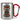 Biker werden nicht grau – das ist Chrom – Karabinerbecher 330 ml – Silber/Rot – Ohne Deckel – Ansicht 1 #farbe_silber-rot