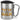 Blutgruppe Bier – Karabinerbecher 330 ml – Silber/Silber – Mit Deckel – Ansicht 1 #farbe_silber-silber