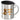 Spritzus Saufus Rex – Edelstahlbecher 400 ml – Silber – Mit Deckel – Ansicht 1 #farbe_silber