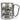 Home is where you park it – Karabinerbecher 330 ml – Silber/Silber – Ohne Deckel – Ansicht 1 #farbe_silber-silber