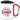 Lieblings-Cousine – Karabinerbecher 330 ml – Weiß/Rot – Mit Deckel – Ansicht 1 #farbe_weiss-rot