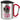 I'm just a girl – Hamster-Meme – Karabinerbecher 330 ml – Silber/Rot – Mit Deckel – Ansicht 1 #farbe_silber-rot