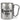 All I want for Christmas is my Hogwarts letter – Karabinerbecher 330 ml – Silber/Silber – Ohne Deckel – Ansicht 1 #farbe_silber-silber