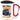 Anti-Stress Tasse für Lkw-Fahrer – Karabinerbecher 330 ml – Weiß/Rot – Mit Deckel – Ansicht 1 #farbe_weiss-rot