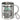 Trinkt man Rum aus der Tasse, ist es gesellschaftlich plötzlich akzeptiert – Edelstahlbecher 400 ml – Silber – Mit Karabiner – Ansicht 1 #farbe_silber