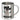 Pew pew, Madafakas – Hasi – Edelstahlbecher 400 ml – Silber – Ohne Deckel und Karabiner – Ansicht 1 #farbe_silber
