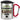 Traue keiner Krankenschwester, die heute noch keinen Kaffee hatte – Karabinerbecher 330 ml – Silber/Rot – Mit Deckel – Ansicht 1 #farbe_silber-rot