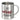 It's wine o'clock – Edelstahlbecher 400 ml – Silber – Ohne Deckel und Karabiner – Ansicht 1 #farbe_silber