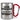 Ich bin Hundetrainer, was ist deine Superkraft? – Karabinerbecher 330 ml – Silber/Rot – Ohne Deckel – Ansicht 1 #farbe_silber-rot