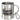 Karnevals-Treibstoff – Edelstahlbecher 400 ml – Silber – Mit Karabiner – Ansicht 1 #farbe_silber